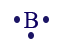 קשר קוולנטי B ייצוג אלקטרונים
