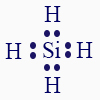 נוסחת-ייצוג-אלקטרונית-SiH4